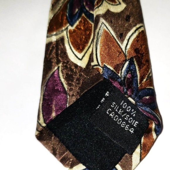 Guy Laroche Silk Necktie Maid in Paris 56" - Picture 5 of 5
